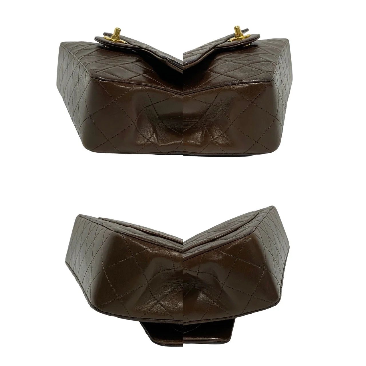 Chanel Lambskin W Flap 23 Matelasse Chain Shoulder Bag