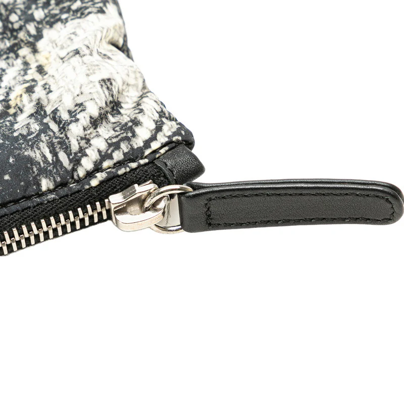 Chanel Nylon Leather Tweed Print Backpack