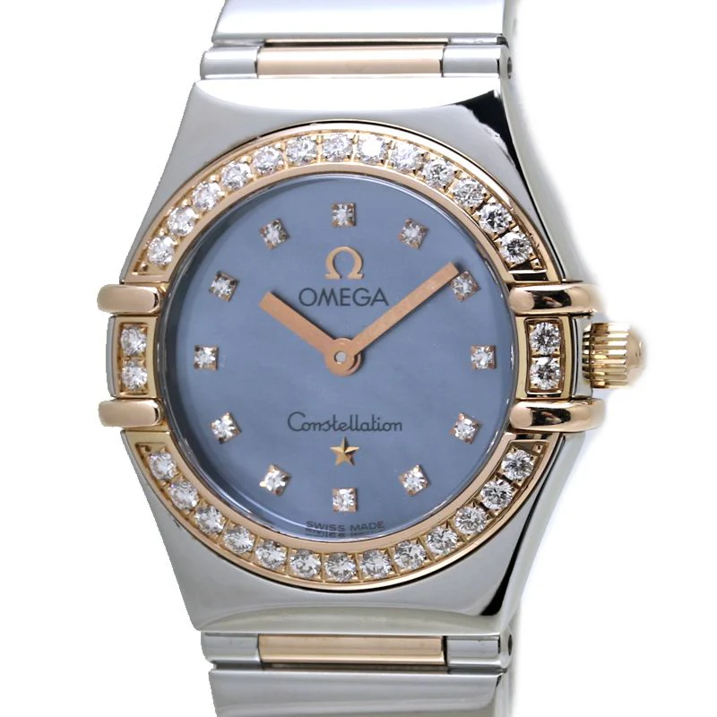 Omega Constellation Mini 1357.77.00 Diamond Quartz Watch