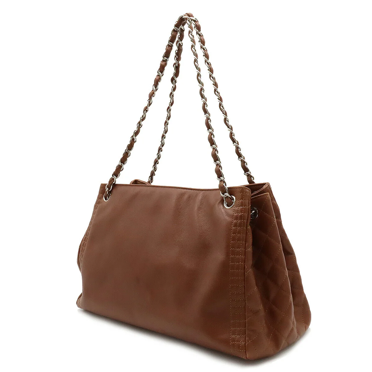 Chanel Quilted Leather Tote Bag