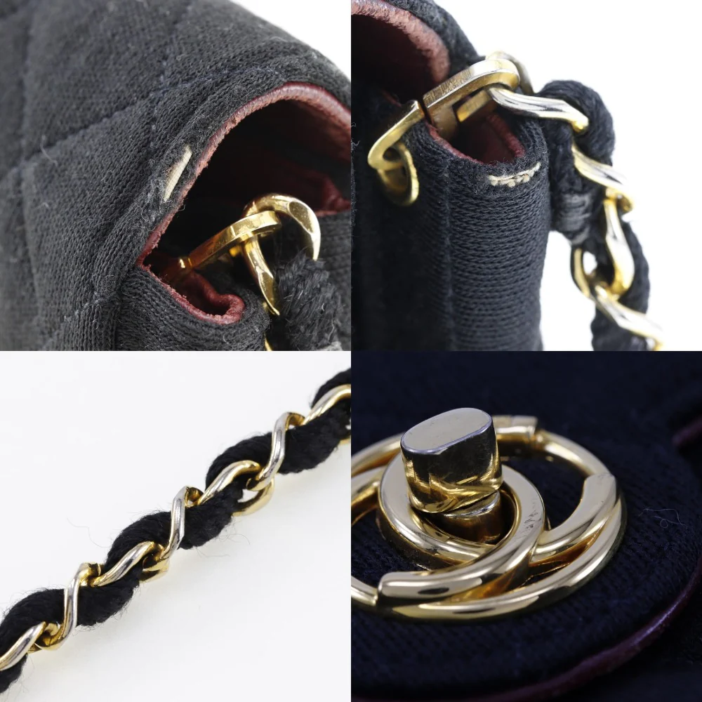 Chanel Cotton Chain Shoulder Bag