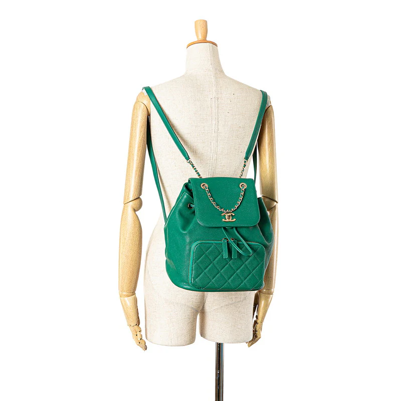 Chanel Caviar Skin Matelasse Backpack