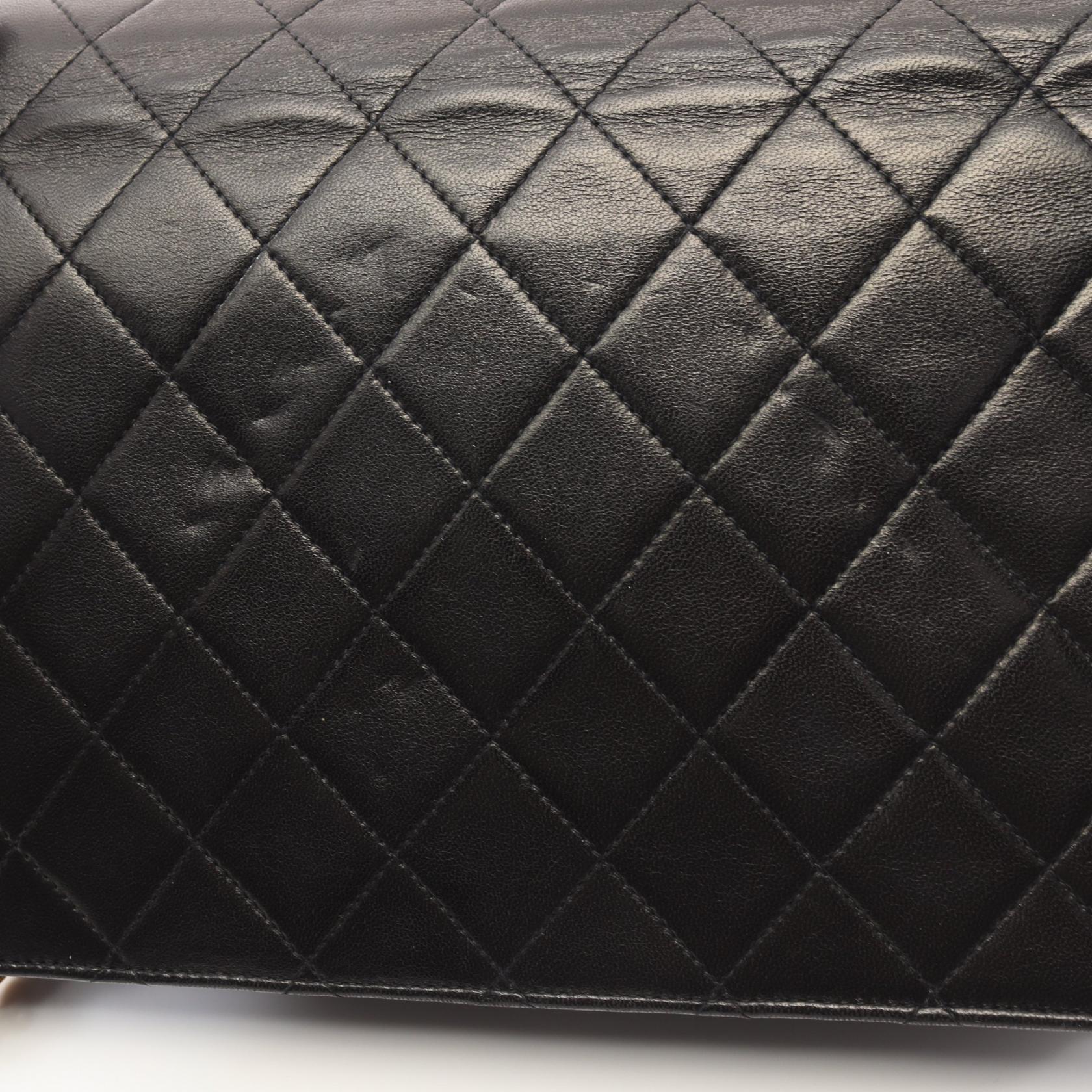 Chanel Lambskin Matelasse Flap Shoulder Bag