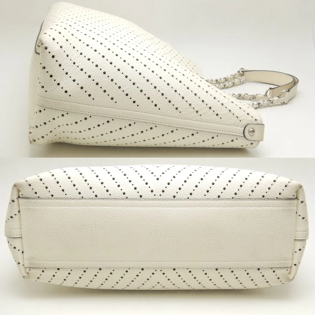 Chanel Caviar Skin Chain Tote Bag A93260