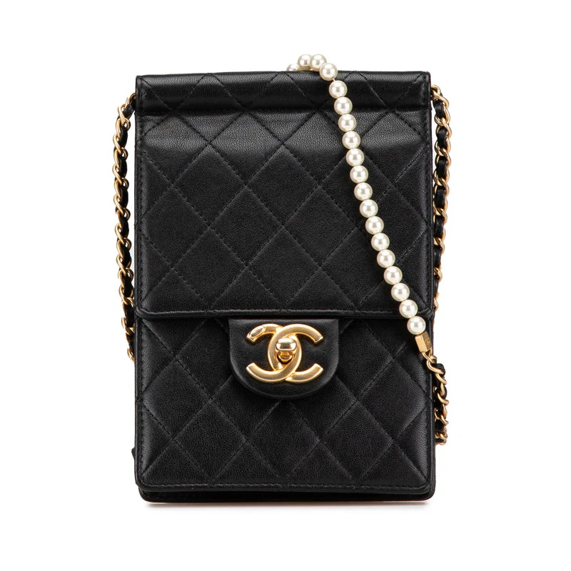 Chanel Lambskin Pearl Mini Shoulder Bag