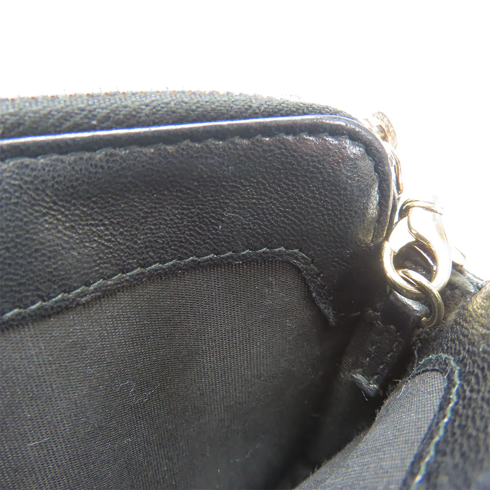 Chanel Lambskin Chain Shoulder Bag Wallet