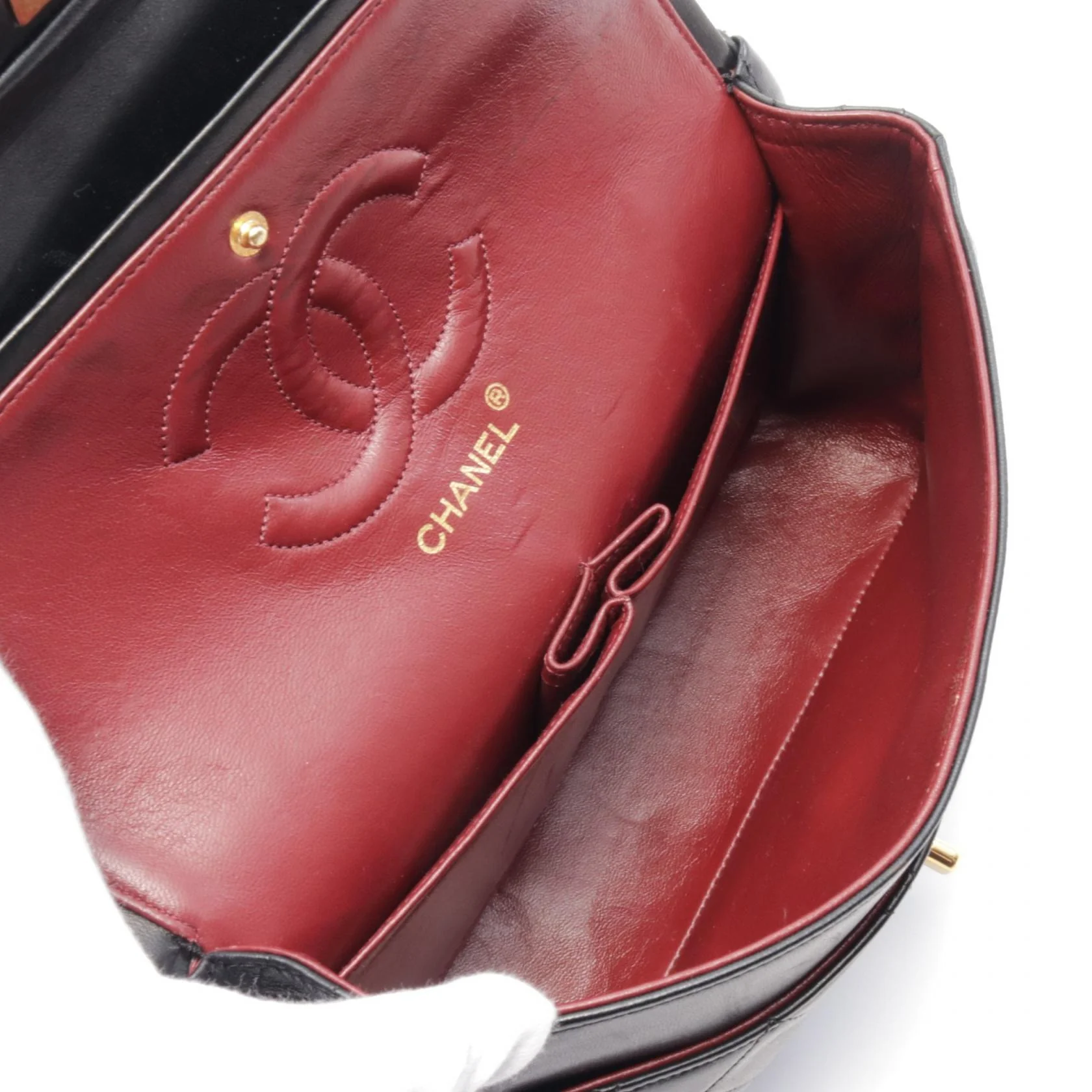 Chanel Lambskin Matelasse Flap Bag A01112