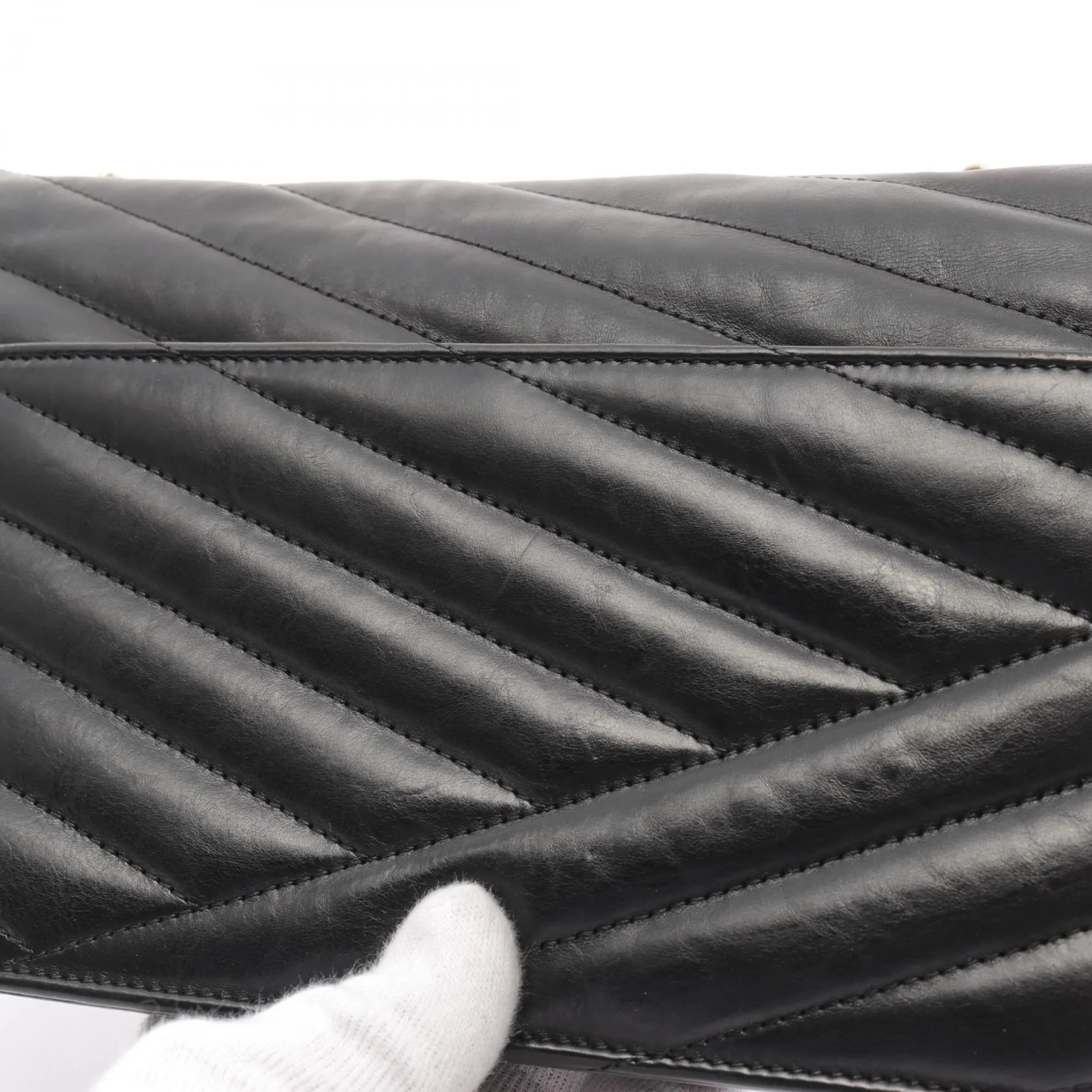 Chanel 2.55 Mademoiselle Shoulder Bag Black