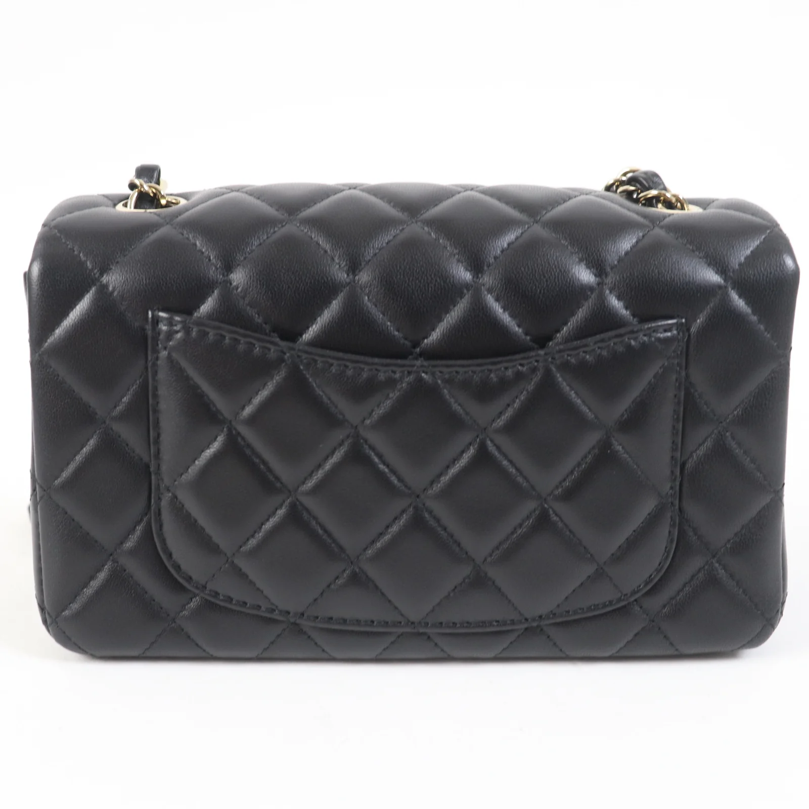 Chanel Mini Matelasse Chain Bag Black