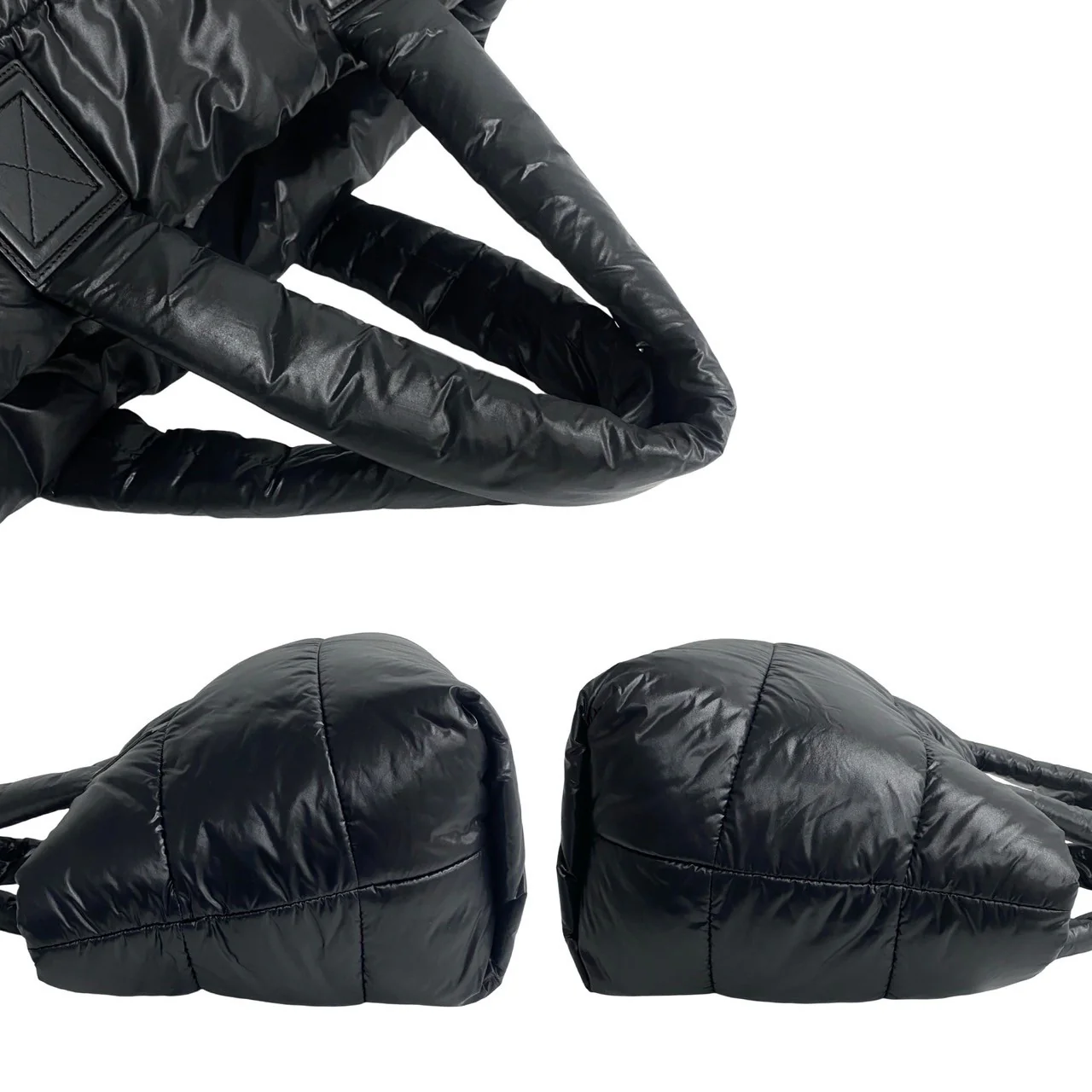 Chanel Nylon Coco Cocoon Tote Bag Black