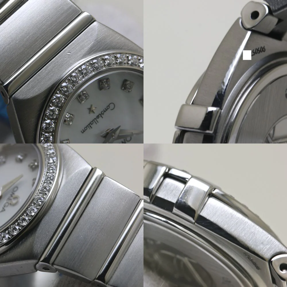 Omega Constellation Double Eagle Diamond Quartz Watch