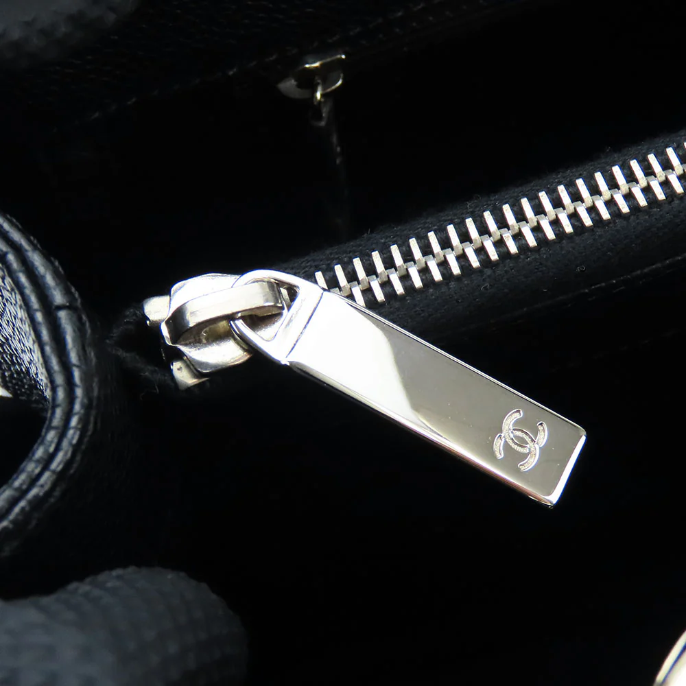 Chanel Caviar Skin Tote Bag GST Black