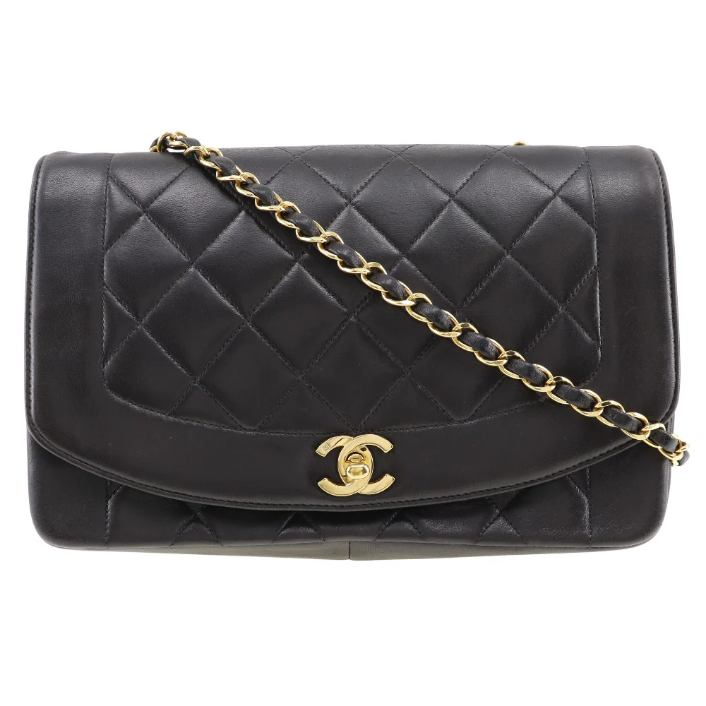 Chanel Lambskin Chain Shoulder Bag A01165