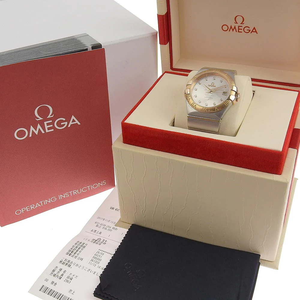 Omega Constellation Watch SS/K18 PG Automatic