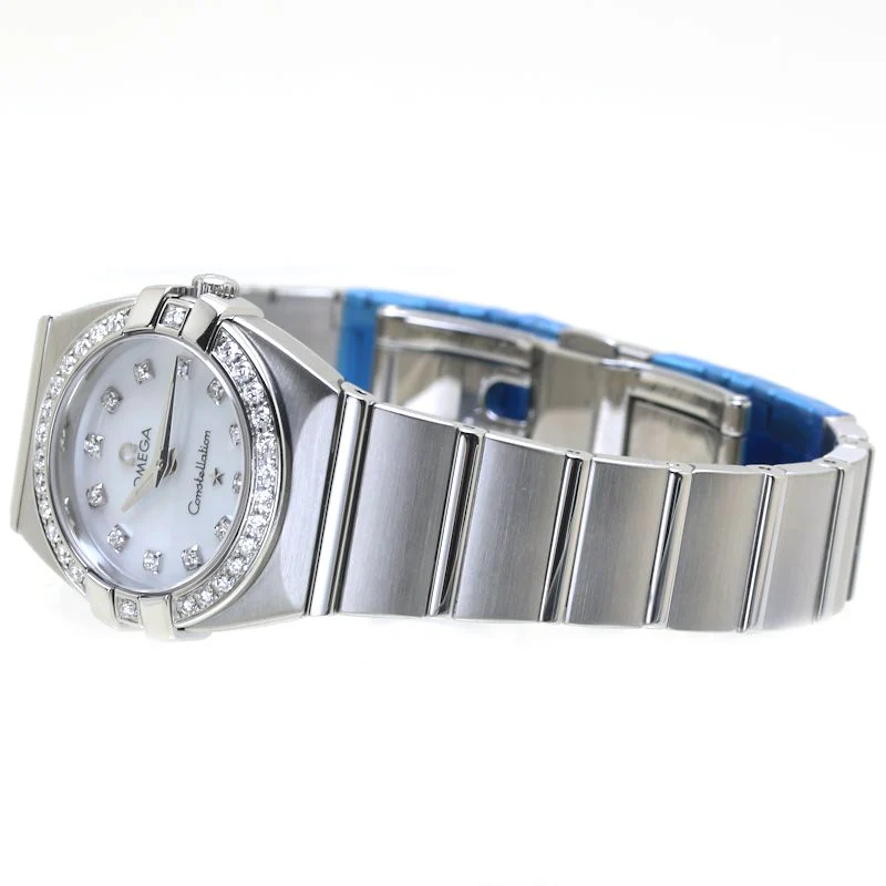 Omega Constellation Double Eagle Diamond Quartz Watch