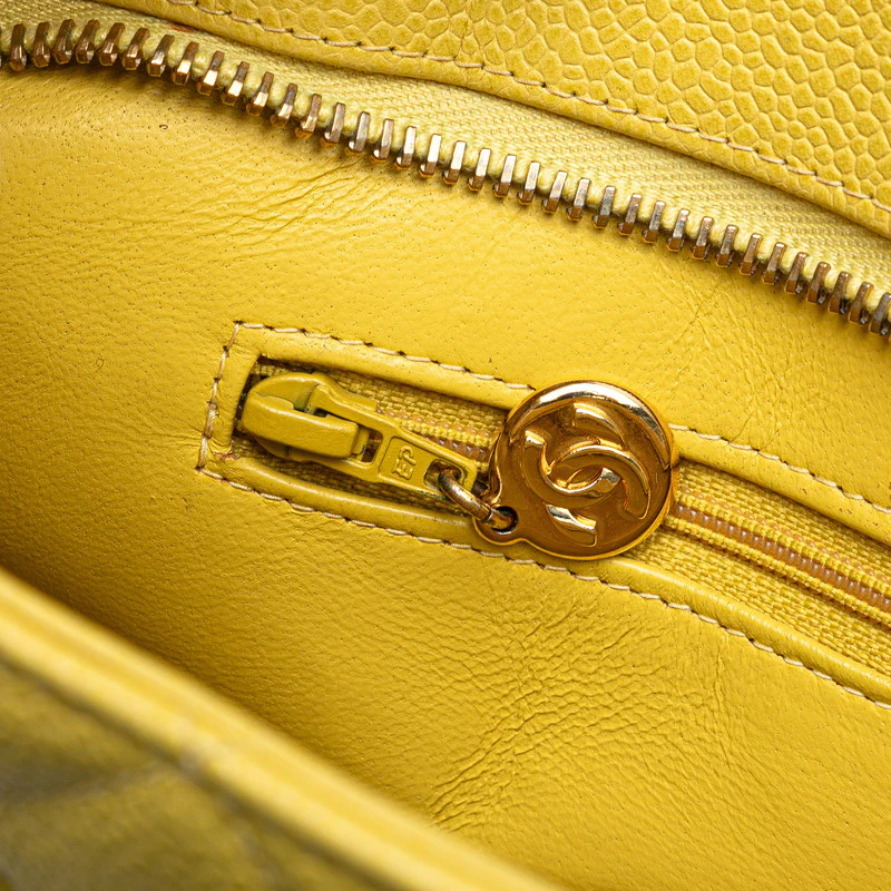 Chanel Caviar Skin Matelasse Tote Bag A01804
