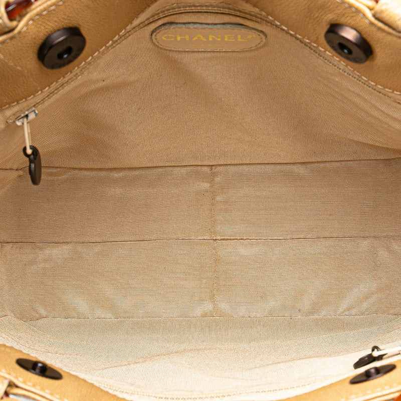 Chanel Caviar Skin Chain Tote Bag