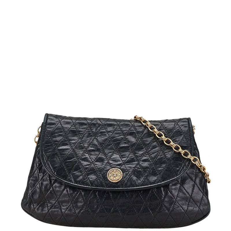 Chanel Lambskin Coco Mark Matelasse Shoulder Bag
