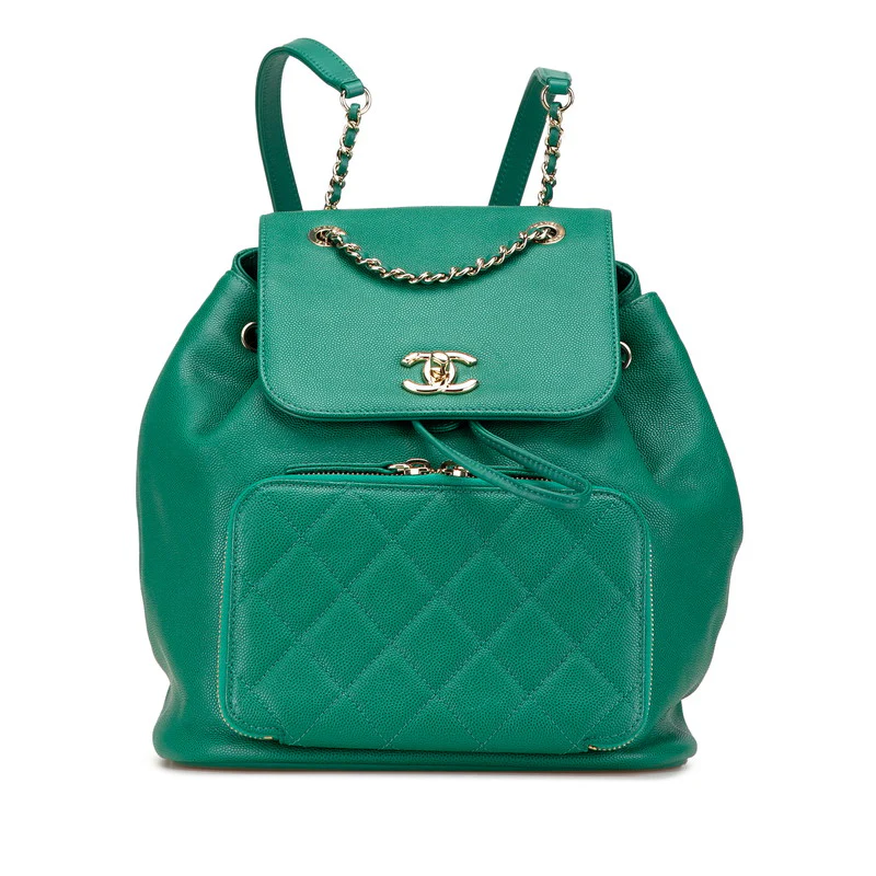 Chanel Caviar Skin Matelasse Backpack