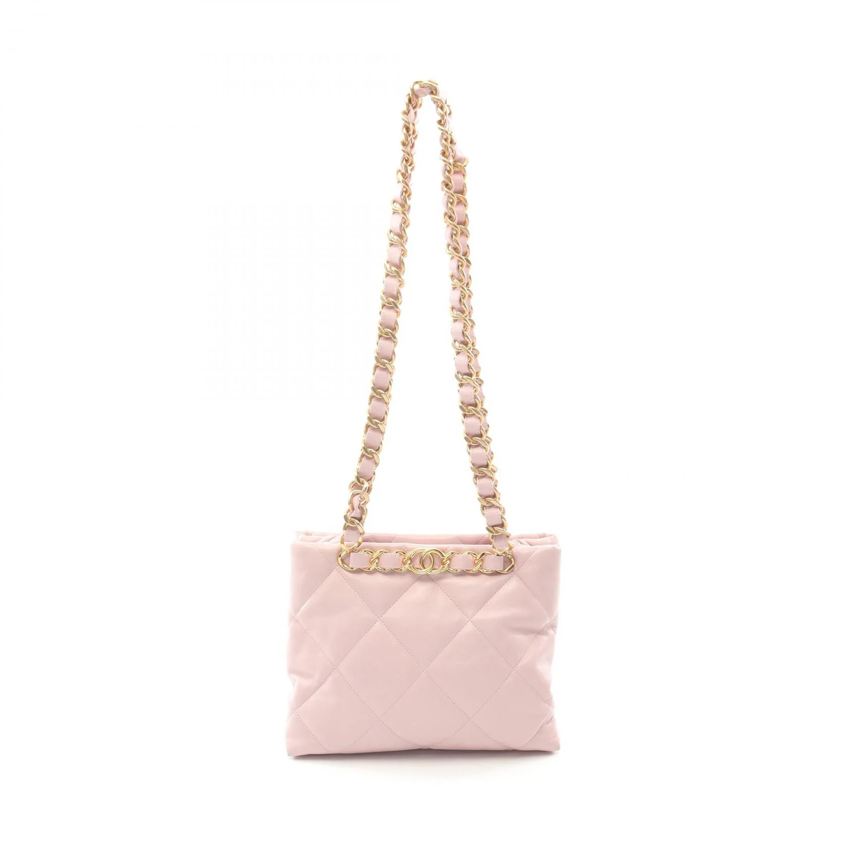 Chanel Matelasse Small Tote Bag Pink