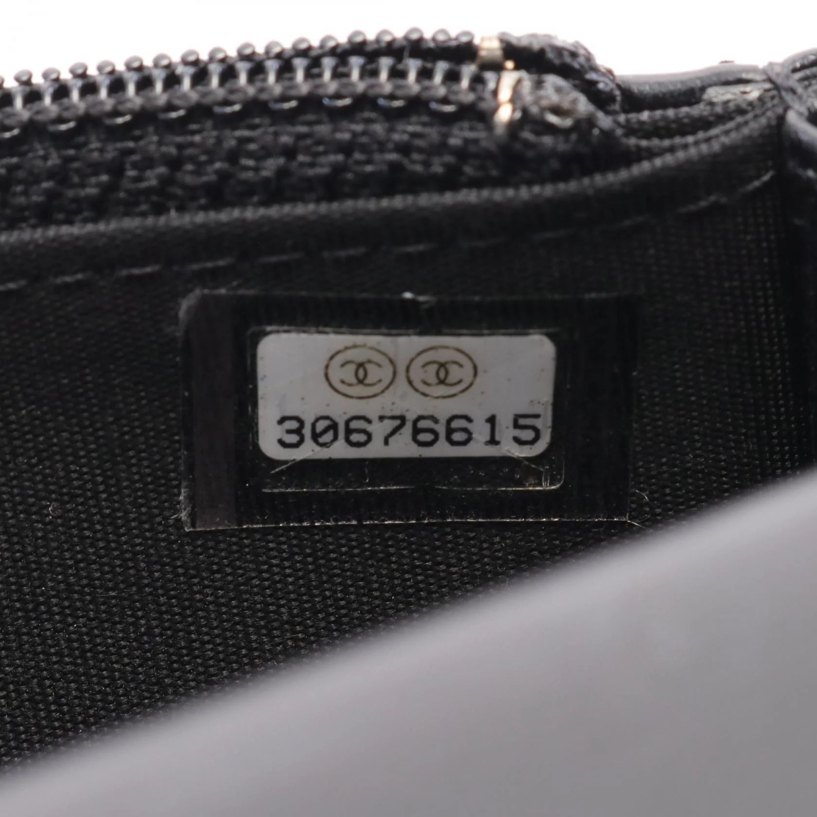 Chanel Matelasse Pearl Chain Shoulder Bag Black