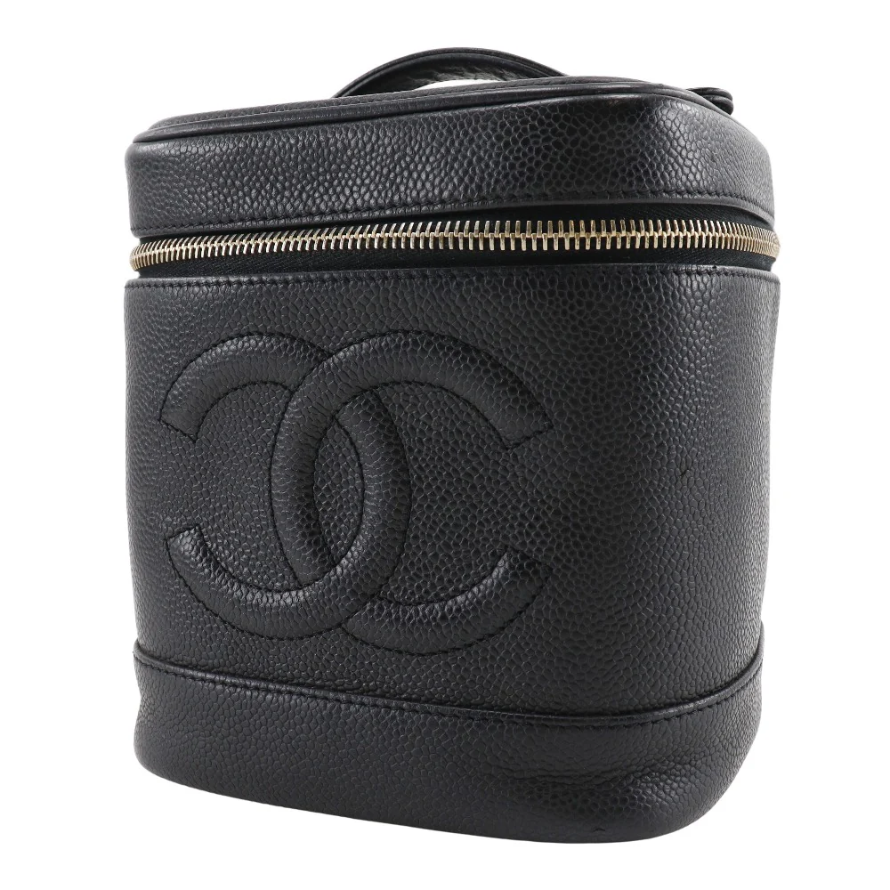 Chanel Caviar Skin Vanity Handbag