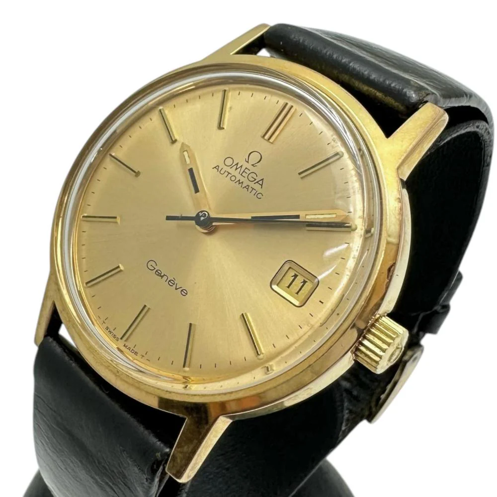 Omega Geneve Automatic Watch Gold/Black