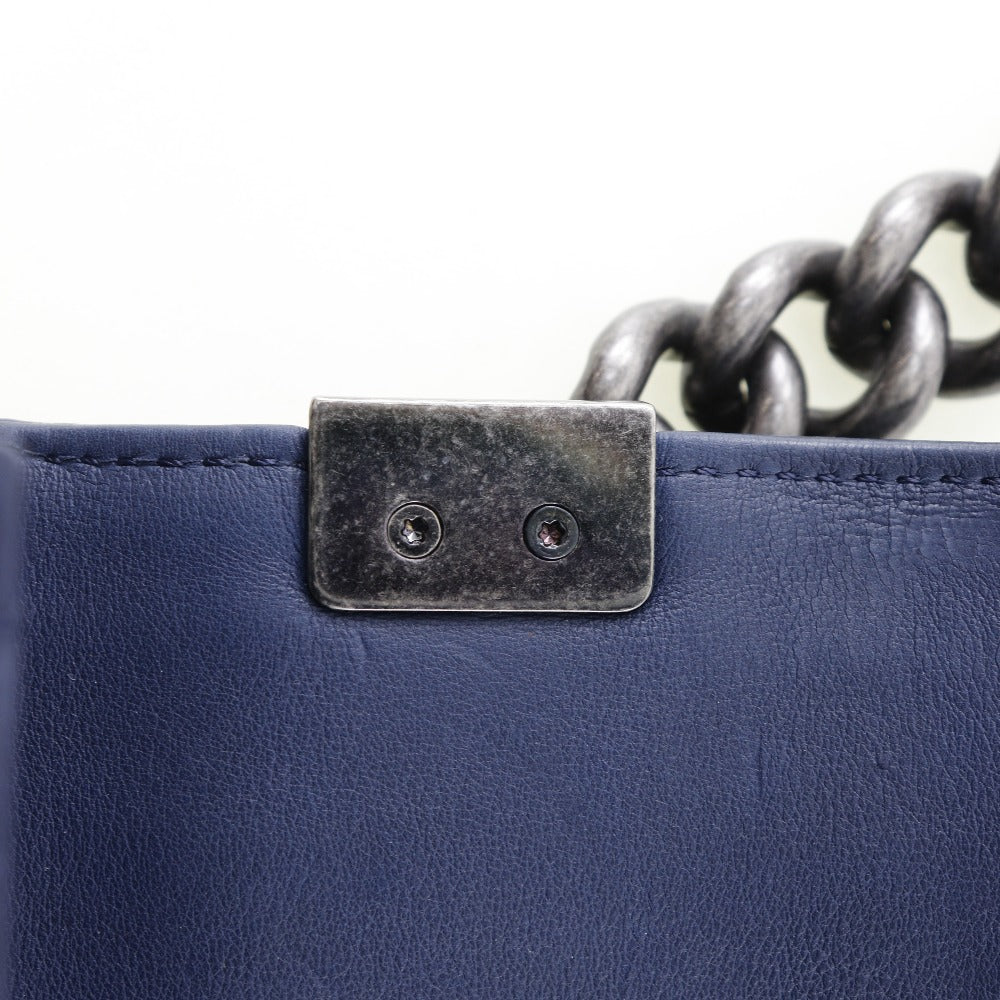 Chanel Boy Lambskin Shoulder Bag