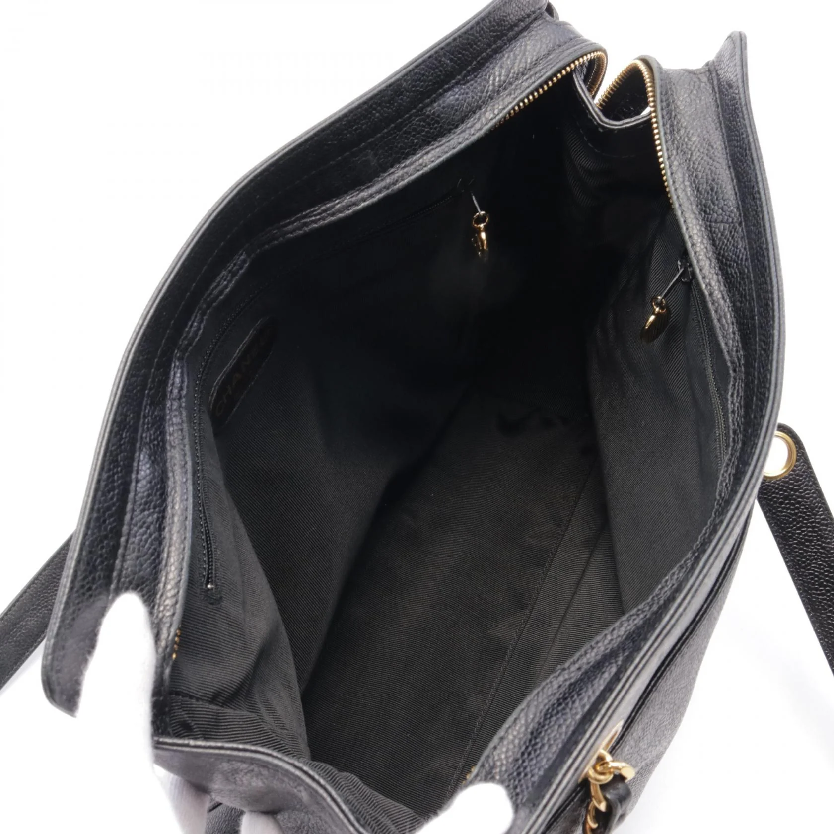 Chanel Triple Coco Mark Leather Shoulder Bag