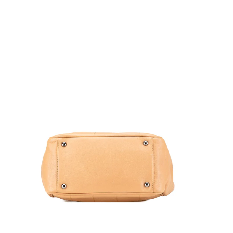 Chanel Leather Chocobar Tote Bag