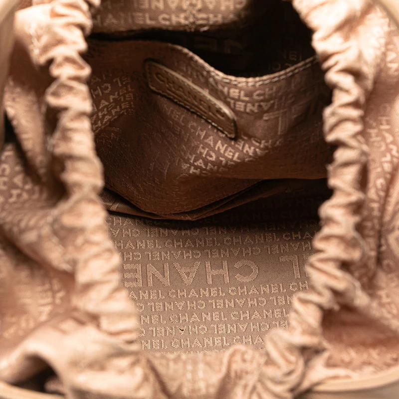 Chanel Caviar Skin Chocolate Bar Handbag