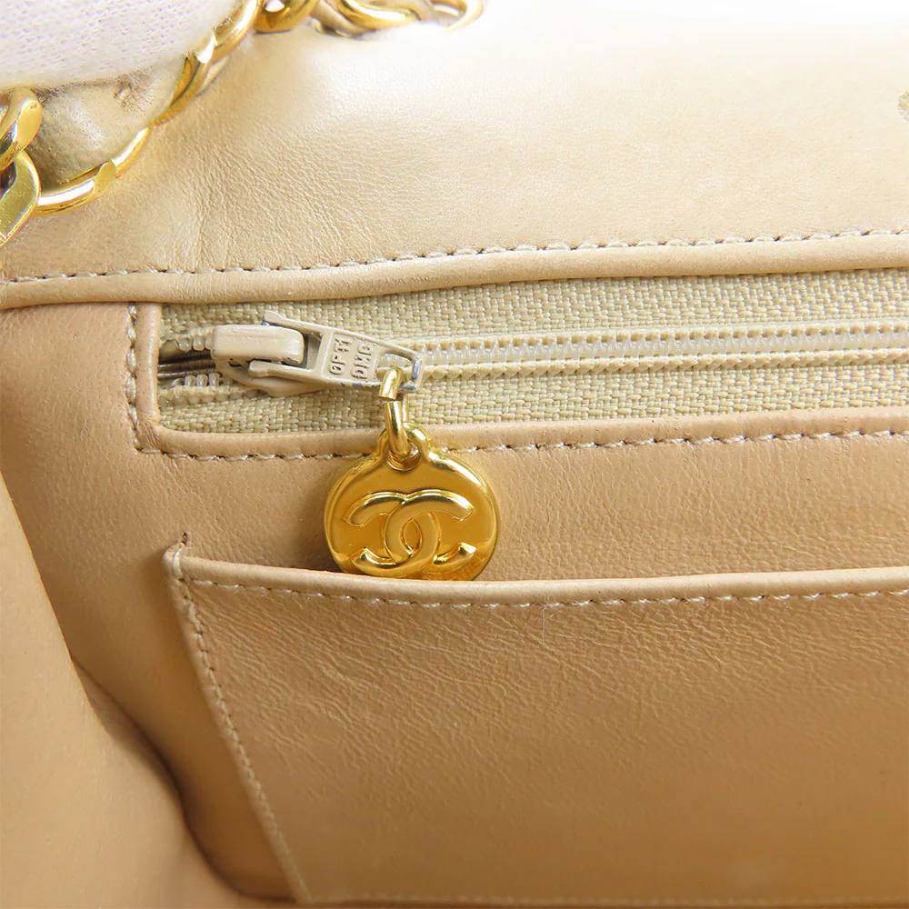 Chanel Diana Lambskin Shoulder Bag