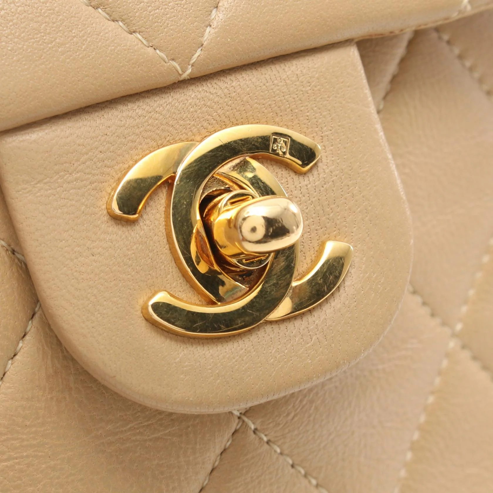 Chanel Lambskin Mini Matelasse 20 Shoulder Bag A01163