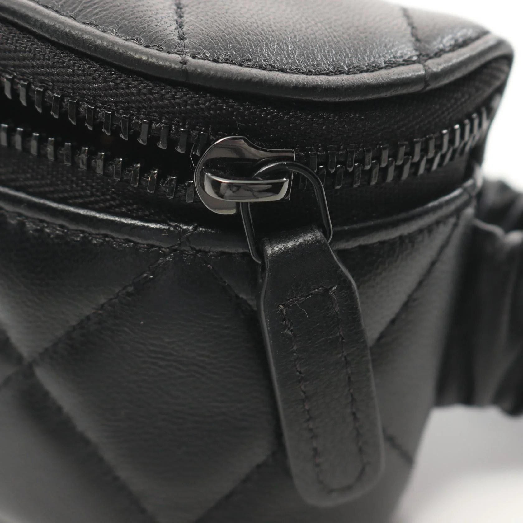 Chanel Lambskin Matelasse Mini Wrist Pouch