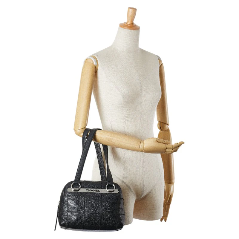 Chanel Caviar Mini Handbag Black