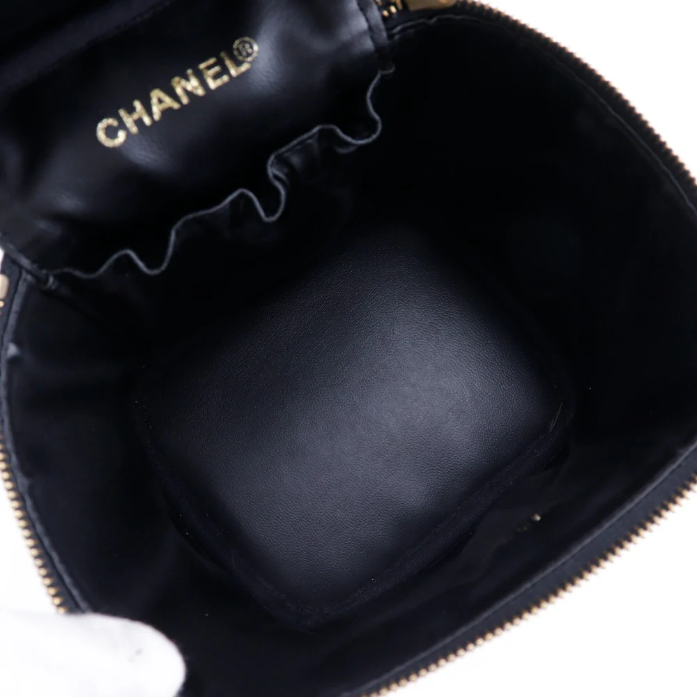 Chanel Vanity Handbag Caviar Skin A01998