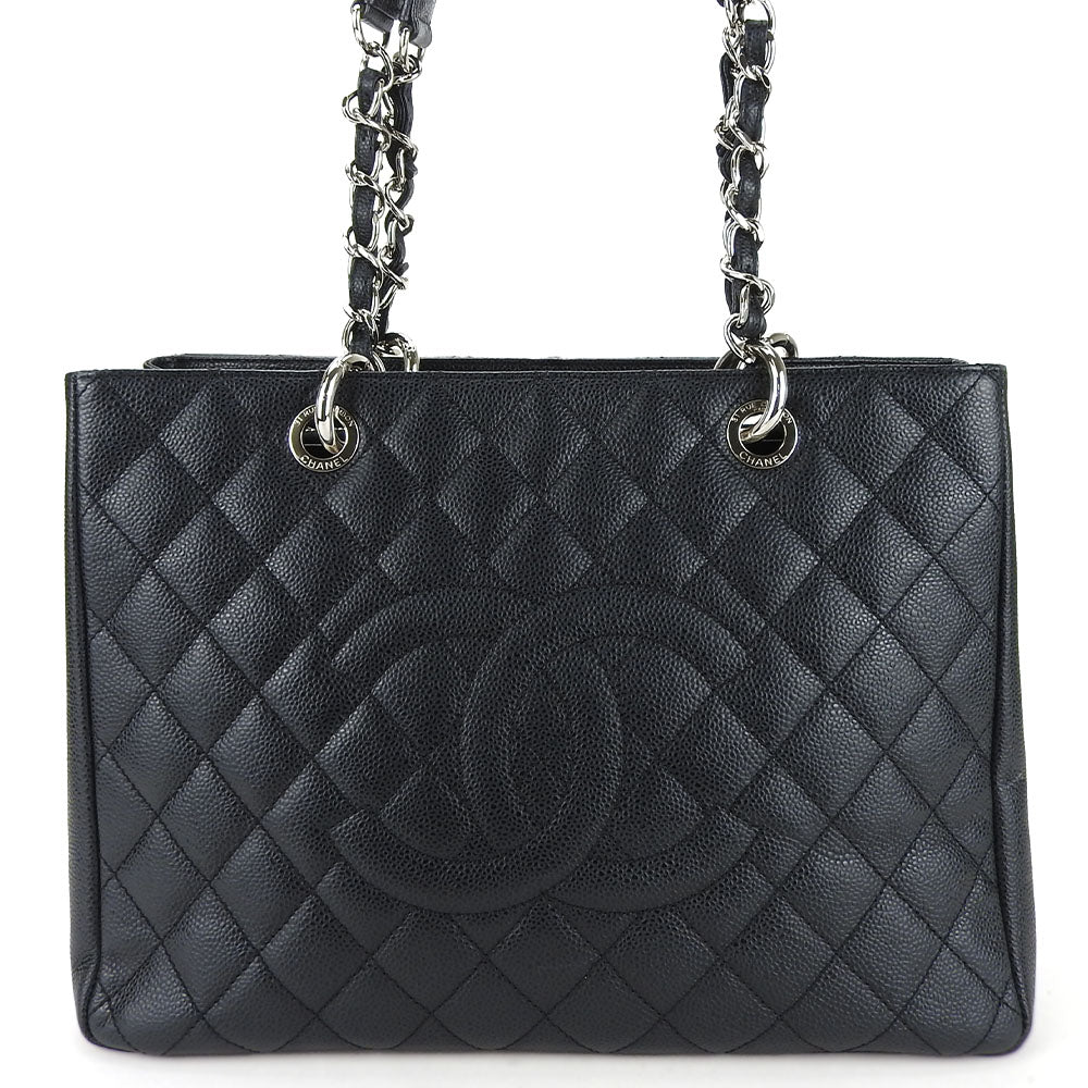 Chanel Caviar Skin GST Tote Bag Black