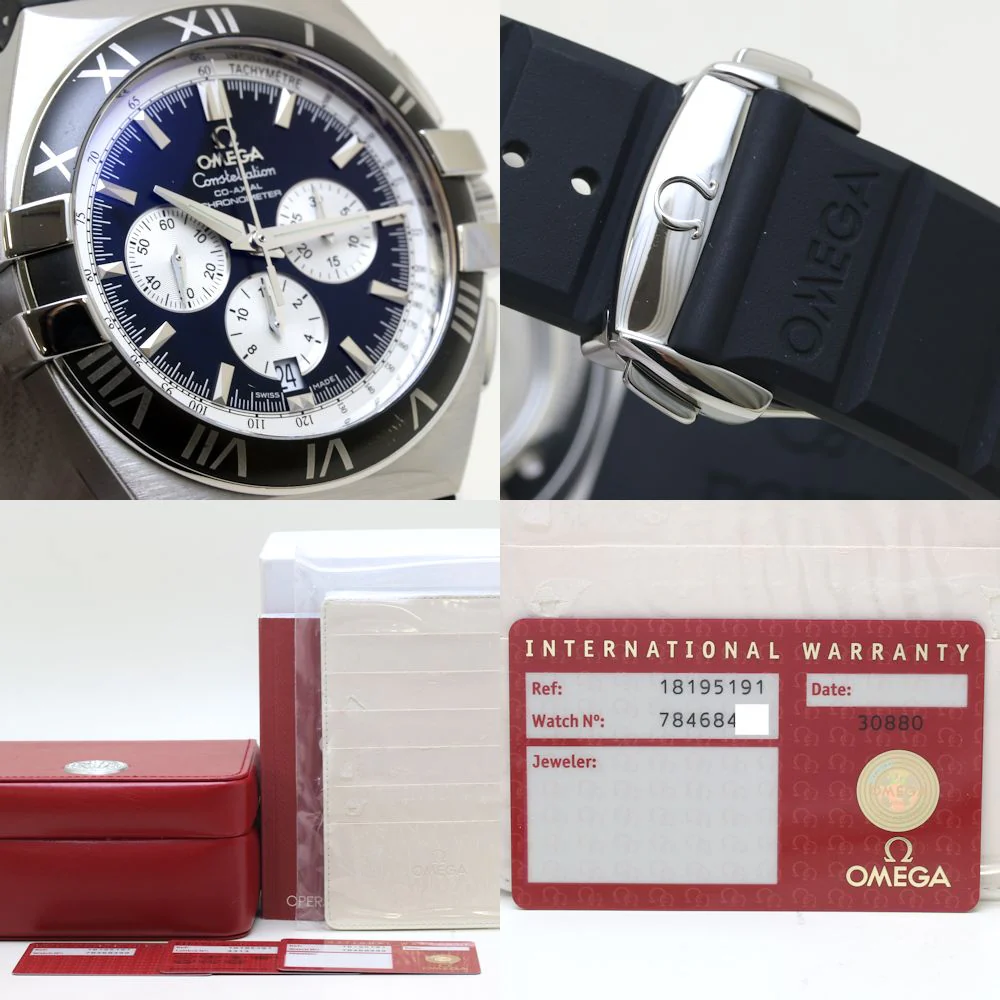 Omega Constellation Double Eagle Chronograph Date Watch