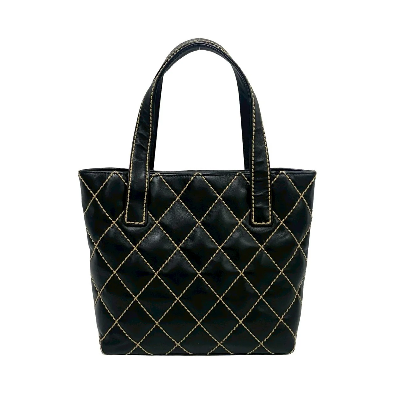 Chanel Wild Stitch Leather Mini Tote Bag