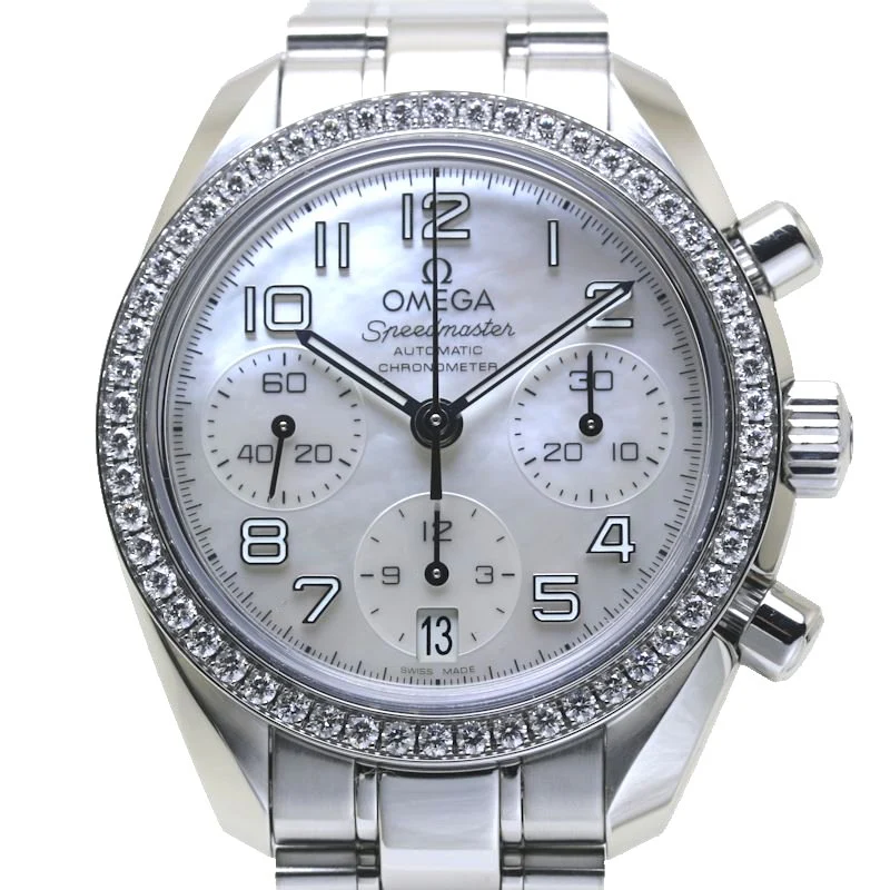 Omega Speedmaster Chronograph 38mm Diamond Bezel