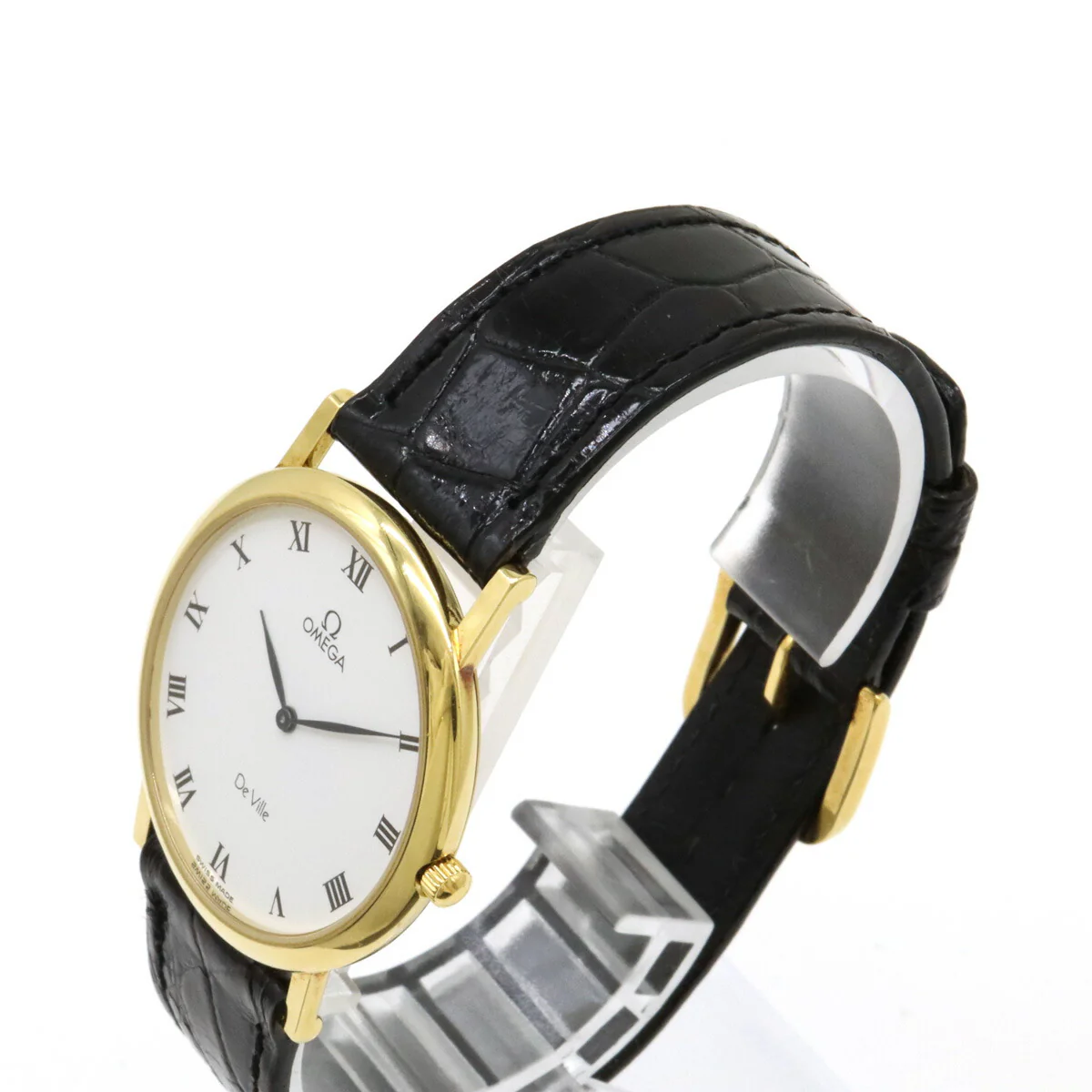 Omega De Ville Quartz Yellow Gold Men's Watch