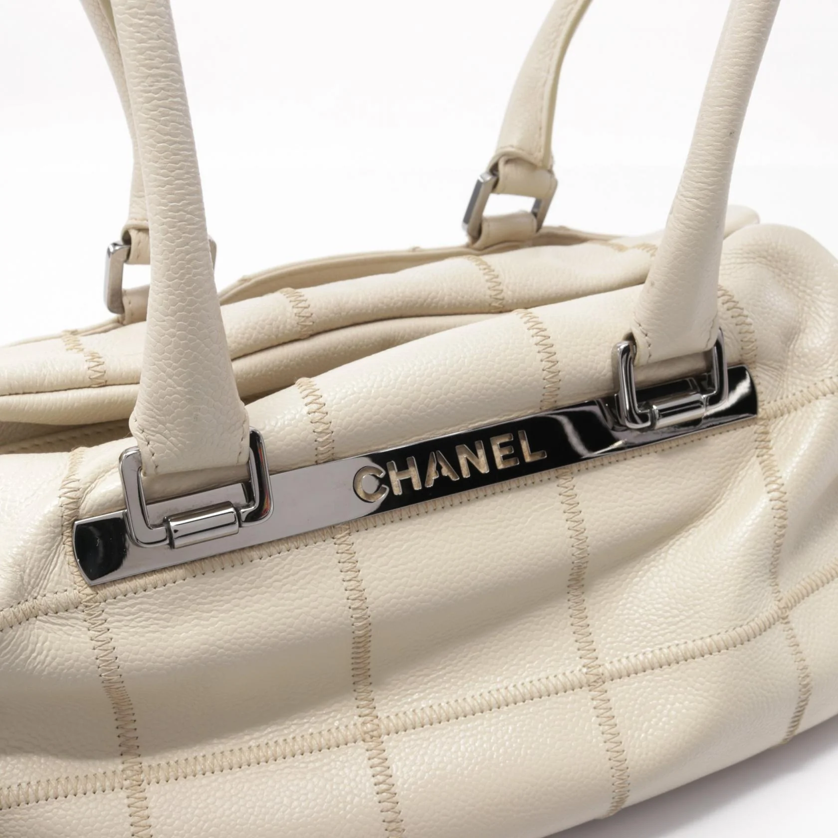 Chanel Caviar Skin Chocobar Handbag