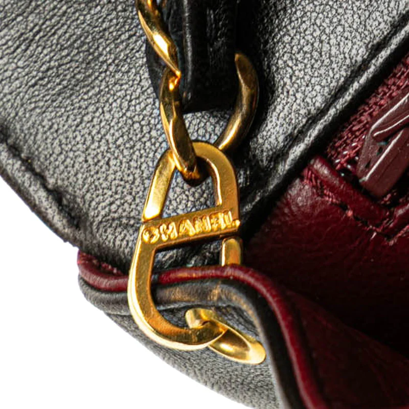 Chanel Diana22 Chain Shoulder Bag Black