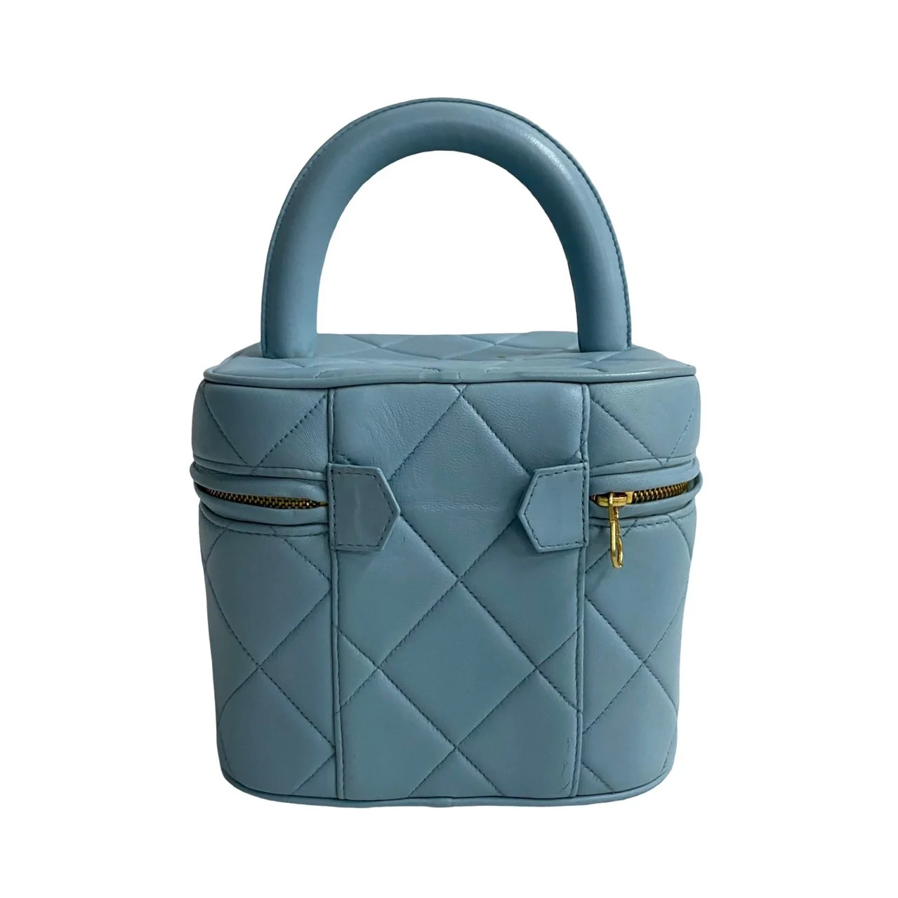 Chanel Lambskin Matelasse Coco Handbag Vanity