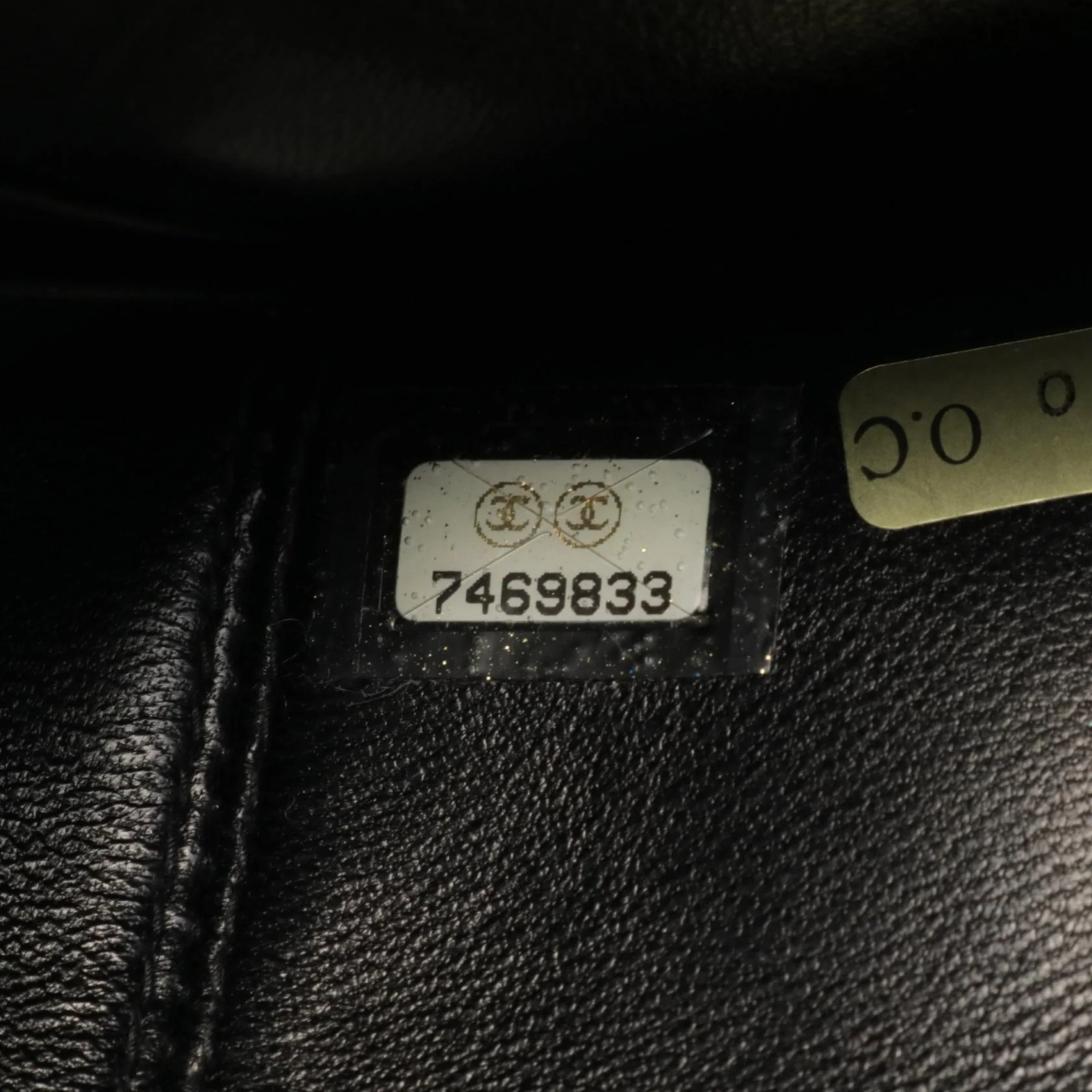 Chanel Camellia Leather Handbag Black