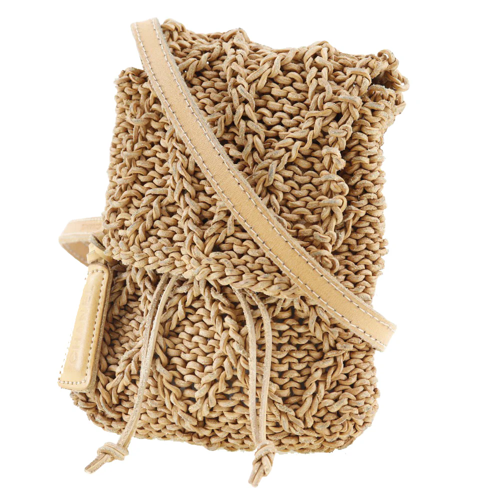 Chanel Leather Braided Shoulder Bag Pochette