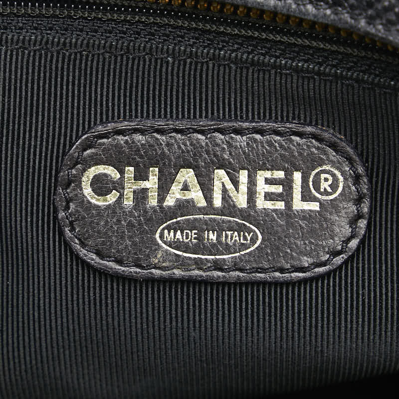 Chanel Caviar Skin Tote Bag Black