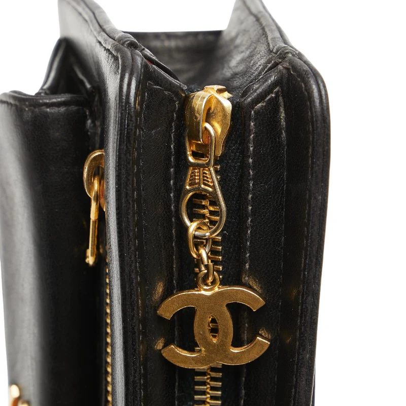 Chanel Lambskin Coco Mark Clutch Bag