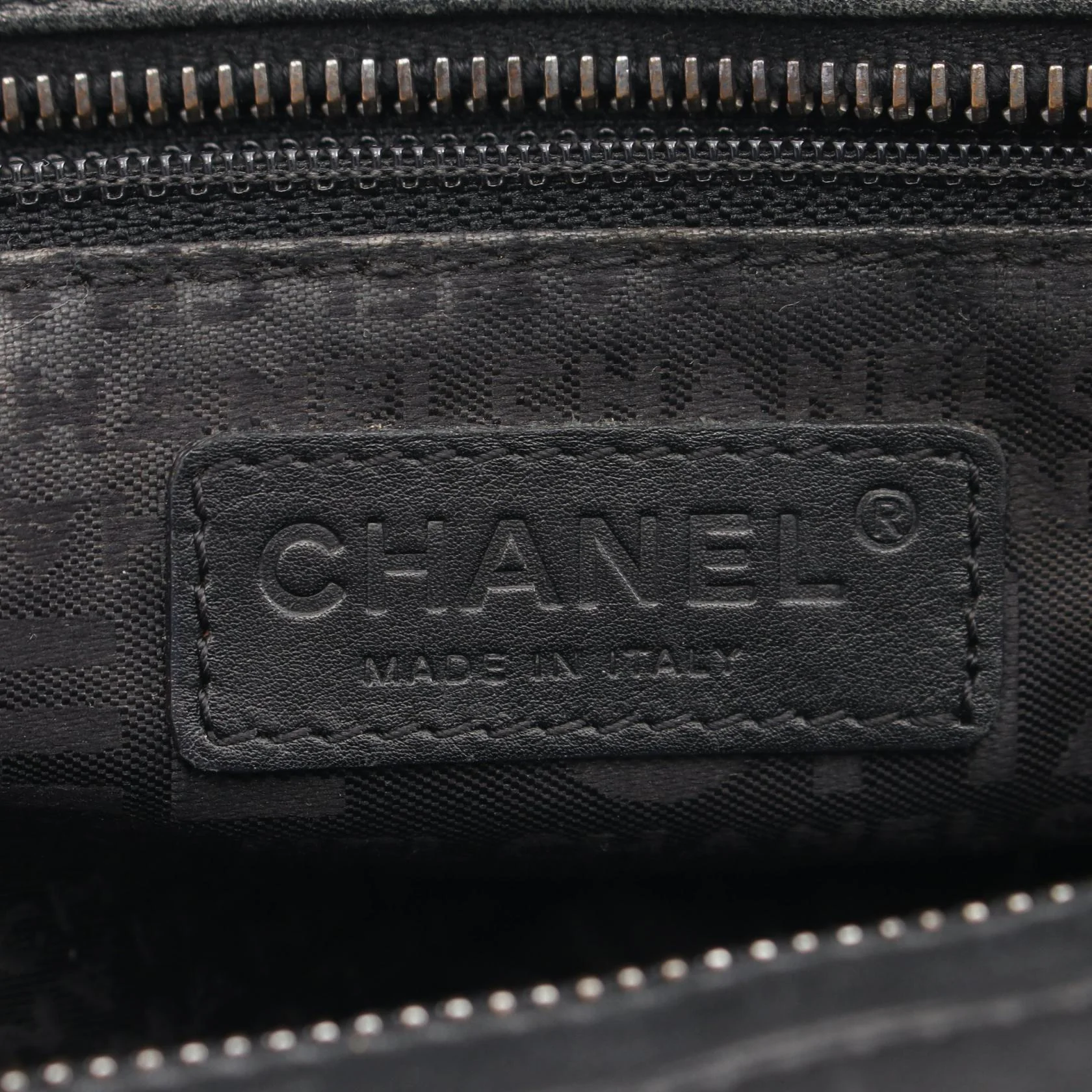 Chanel Lambskin Chocobar Tote Bag Black