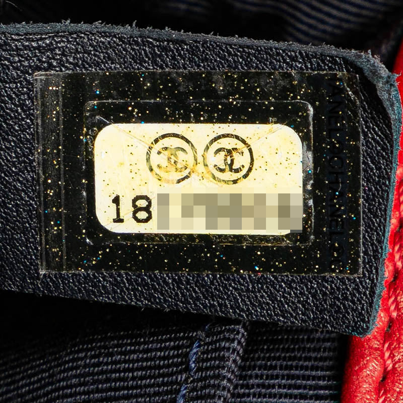 Chanel Boy Velour Leather Chain Shoulder Bag